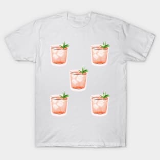 Juice Glass Pattern T-Shirt